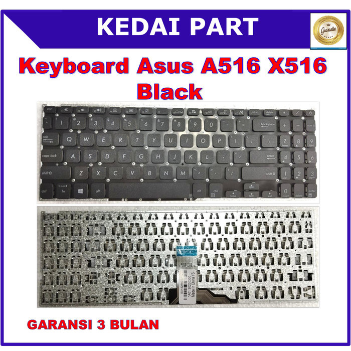 Keyboard Asus A516 X516 A516J A516JA A516JAQ Black - BLACK