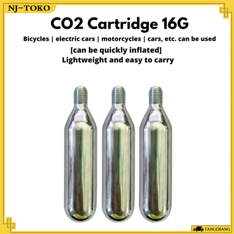 8/12/16G Tabung Gas Co2 Tahan Lama Tabung Co2 Airgun Untuk Soda Charger / Pompa Sepeda