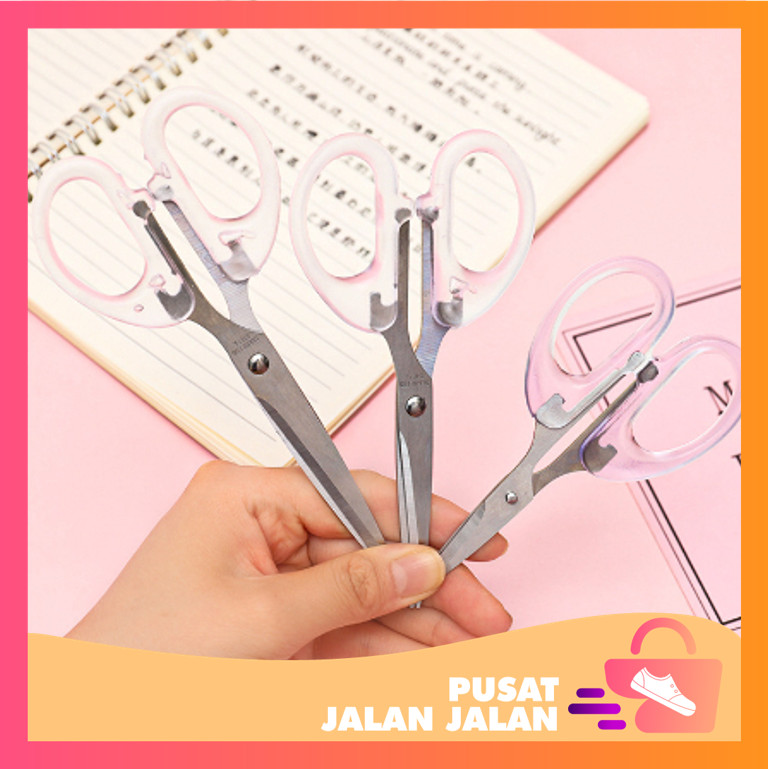 

PJJ - H5920 Gunting Transparan Bening Multifungsi / Gunting Transparan / Gunting Kertas Transparan Pemotong Kertas Scrapbooking