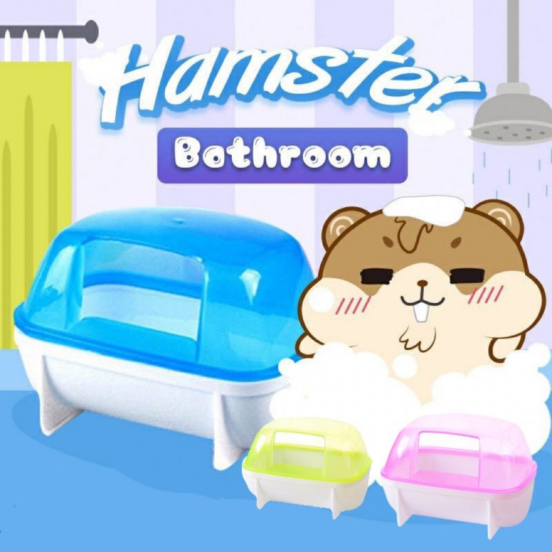 

Pet Sand Bathtub Container Hamster Bathroom Bath Sand Room Sauna Toilet Small Animals Cage Accessories Bathing Chinchillas