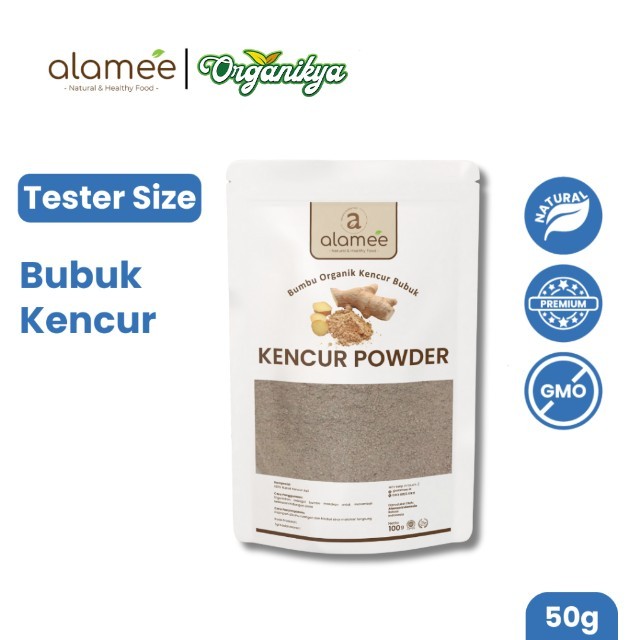 

ALAMEE Kencur Bubuk Bumbu Dapur Organik Murni Asli Tanpa Campuran Powder Spice 50g organikya