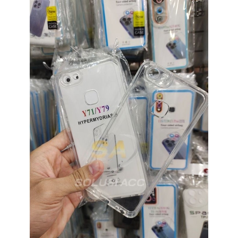 CASE BENING VIVO Y71 SOFTCASE CLEAR CASE TPU TRANSPARAN | CASE HP VIVO Y71 | CASING HP VIVO Y71