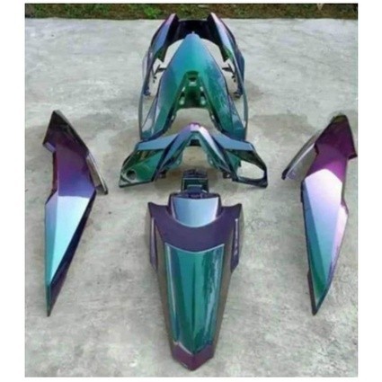 BODY HALUS HONDA BEAT NEW FI ESP ECO STREET 2018 HIJAU BUNGLON CUSTOM WARNA VARIASI