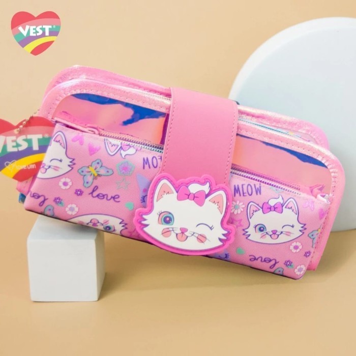 

Best- Vest kotak pensil anak lipat 3 - new kitty