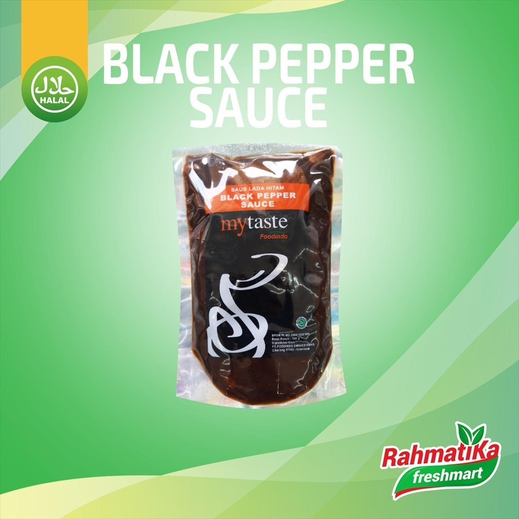 

My Taste Saus Black Pepper / Saos Lada Hitam 500 gr