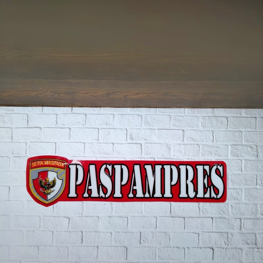 STICKER PASPAMPRES - STICKER SETIA WASPADA/ STICKER LOGO PASPAMPRES