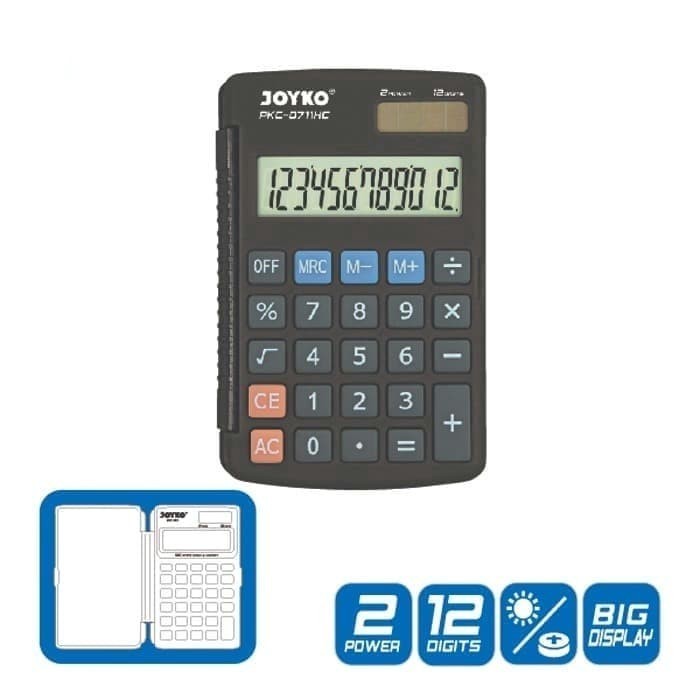 

Kalkulator Saku | Kalkulator kecil 12 digits | PKC-0711HC