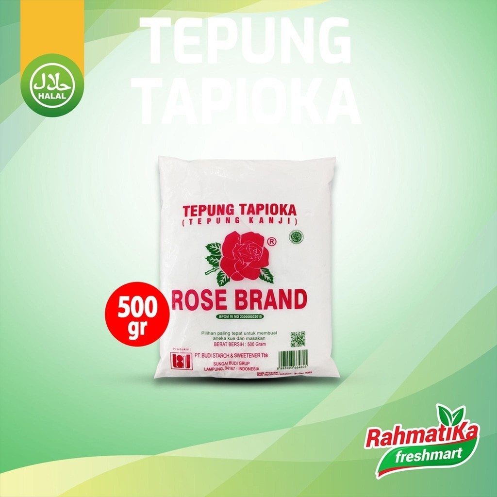 

Tepung Tapioka Rose Brand 500 gram