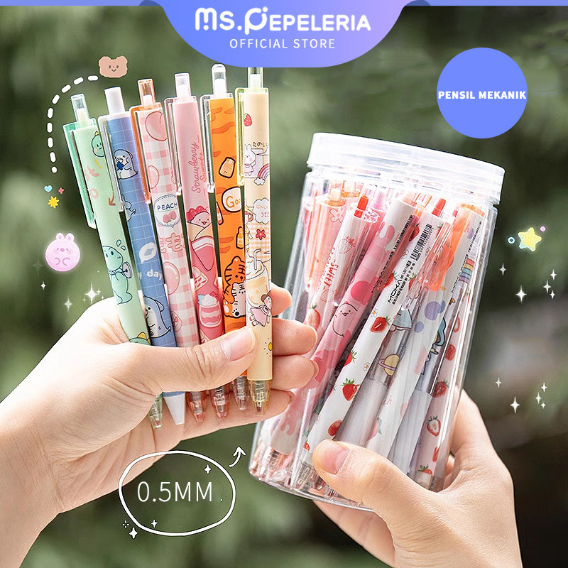 

Pensil Mekanik Motif Lucu/Propelling Pencil Pensil Mekanik Cetek Tip 0.5 mm Dilengkapi-Ms.Pepeleria
