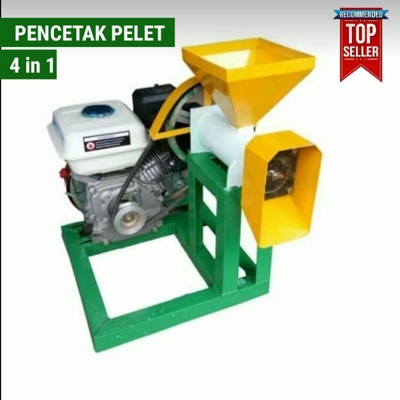 Mesin Pelet Apung - Mesin Pencetak Pelet 4 in 1 | Mesin Pakan - Pembuat Pelet ikan - Mesin Pelet Oto