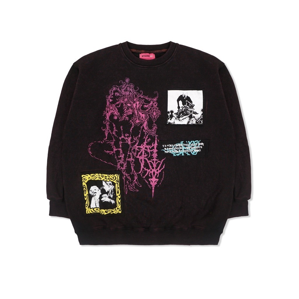 HOMAGE CREWNECK WASHED UNGU