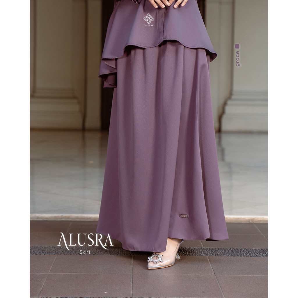 Shieraki Alusra Skirt Mom | Rok Sarimbit Keluarga Lebaran Elegan Mewah Premium NEW