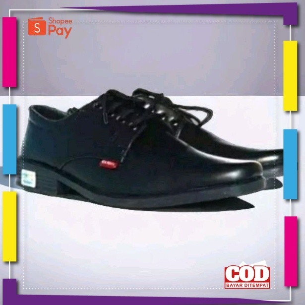 UKURAN SIZE 37 38 39 40 41 42 43 44 45 / SEPATU PRIA KERJA KANTOR PANTOFEL TALI KICKERS