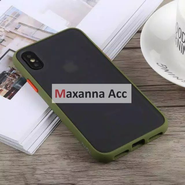 [MAXANNA] [ Xiaomi Mi A2 / Mi A2 Lite / Mi A3 / Mi 8 Lite ] CASE FUDO GINGLE HARD SOFT MATTE COVER C
