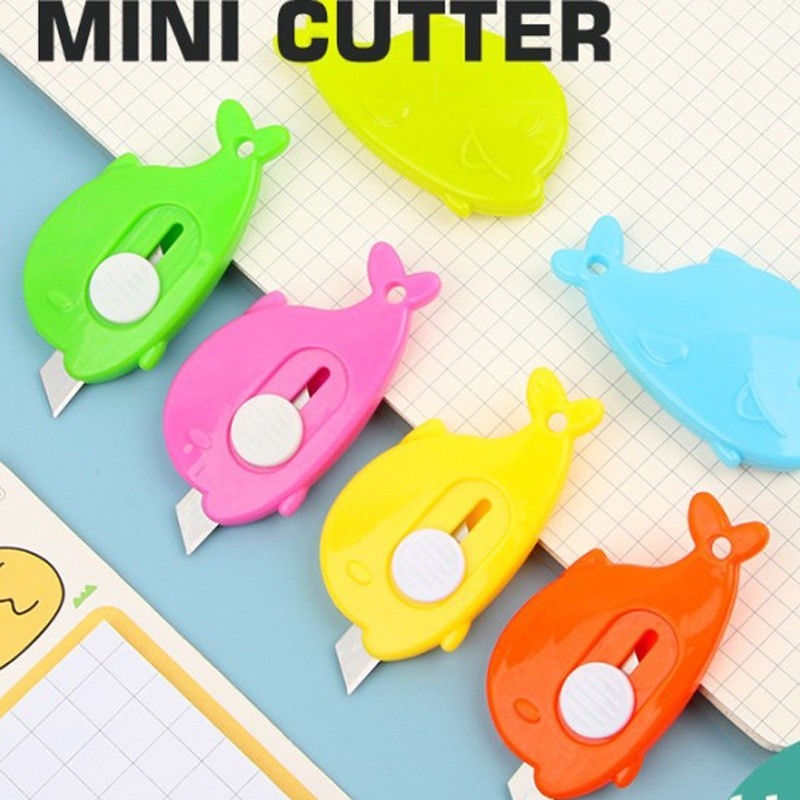 

Cutter Mini unboxing paket pisau portable pemotong kertas