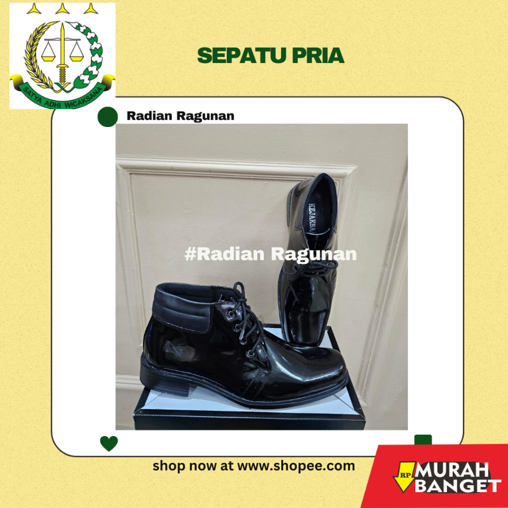 Sepatu pdh- SEPATU PDH PRIA JAKSA | KEJAKSAAN RI