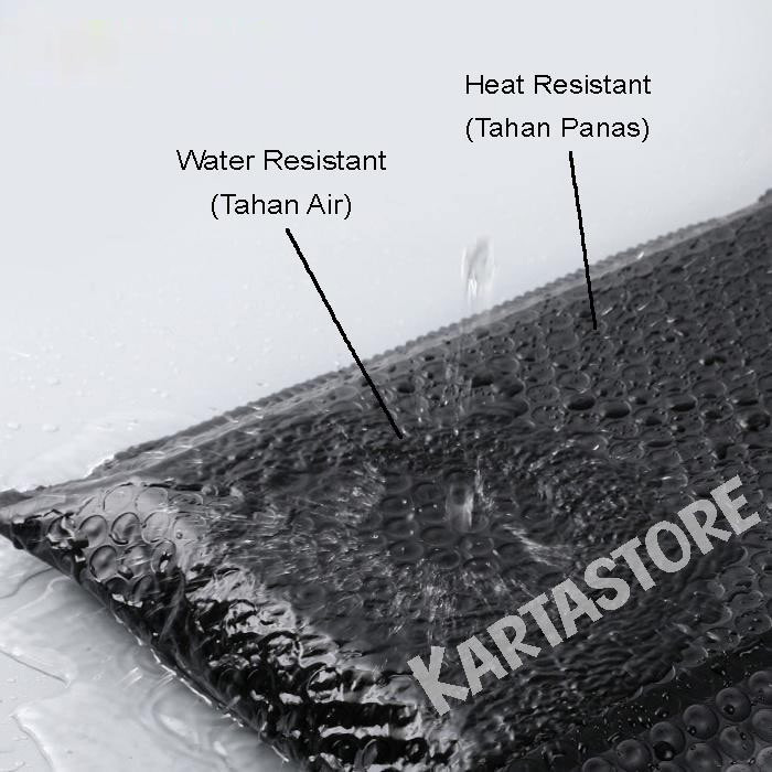 

☆..☆ BUBBLE WRAP 125 CM X 40 CM HITAM TEBAL