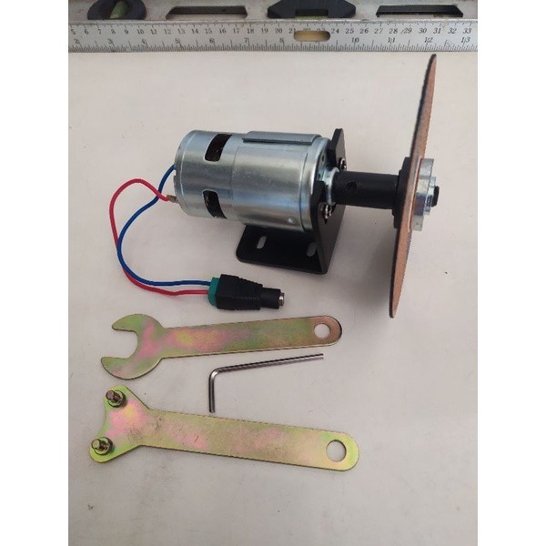 Gerinda Motor Dinamo 775 - 12 Volt DC Termasuk Mandrel - Mata Gerinda dan Bracket 775