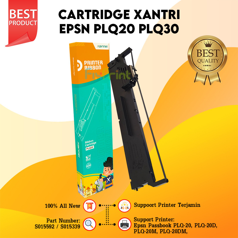Ribbon Cartridge Xantri Compatible Epson PLQ20 PLQ-20 PLQ 20 Murah