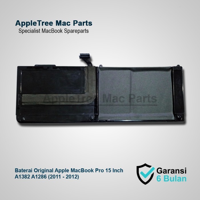 Baterai   A1382 A1286 2011-2012 MacBook Pro 15 Inch