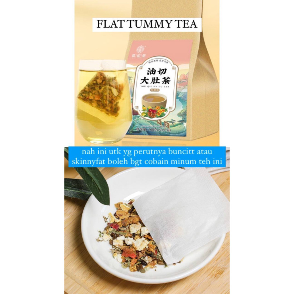 

FLAT TUMMY TEA ISI 40 TEA BAG PENANG MALAYSIA | READY ‼️