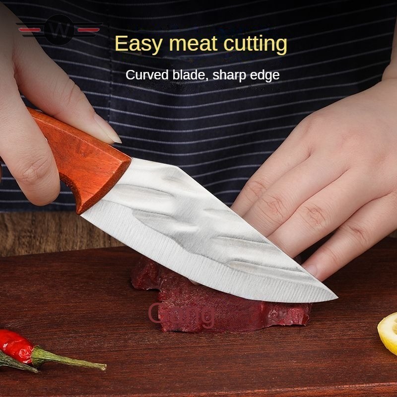 Jepang Pisau luar ruangan pisau ukir tajam pisau daging pedang pisau anti karat pisau daging baja ke