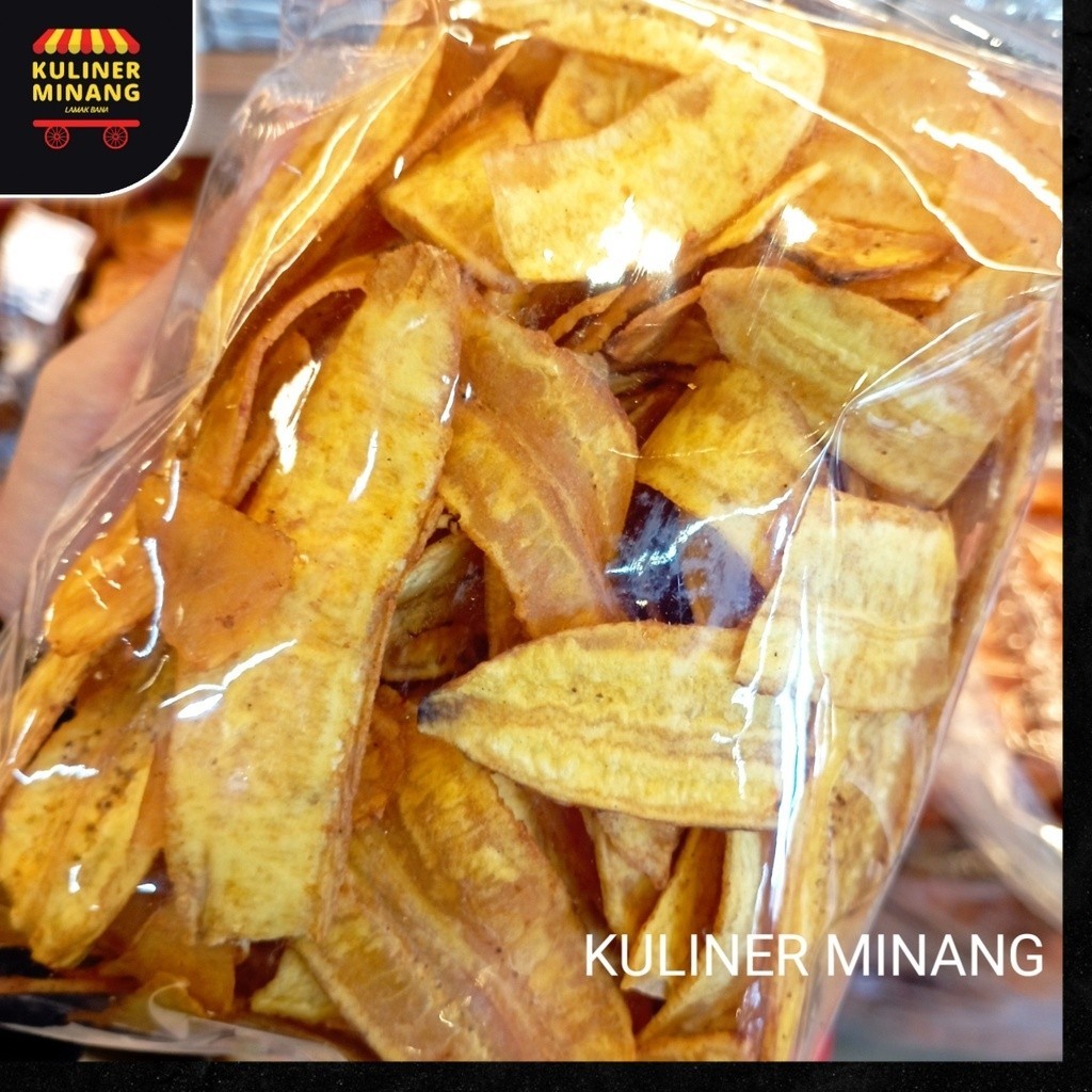 

Keripik Pisang Rapuh Cemilan Khas Kuliner Minang