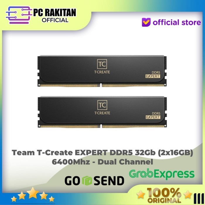 Team T-Create EXPERT DDR5 32Gb (2x16GB) 6400Mhz - Dual Channel