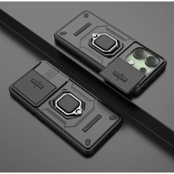 Redmi Note 13 4G/Note 13 Pro 4G/Poco M6 Pro 4G - Hardcase Armor With Camera Slide BCO