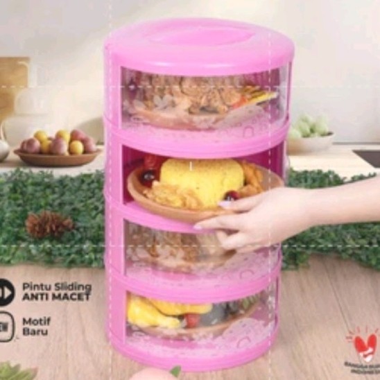 Tudung saji susun 4 tingkat