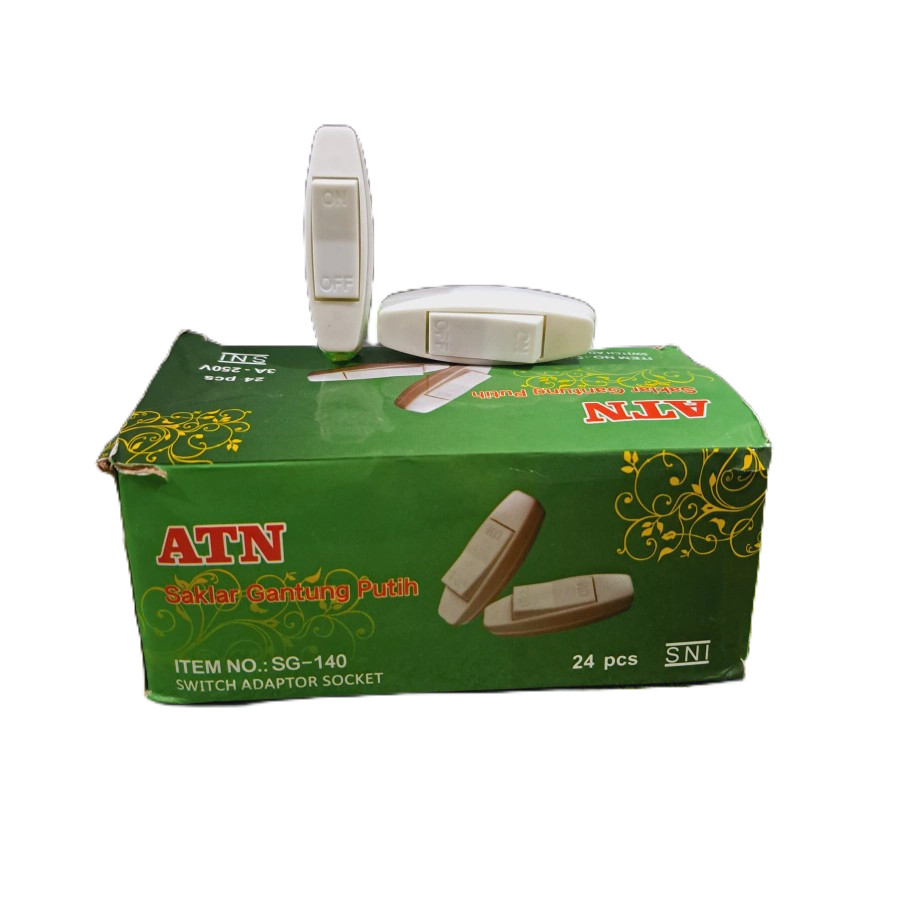 SAKLAR GANTUNG COLOKAN LISTRIK ATN A-127 A-140 A-146 A-819 - A-127