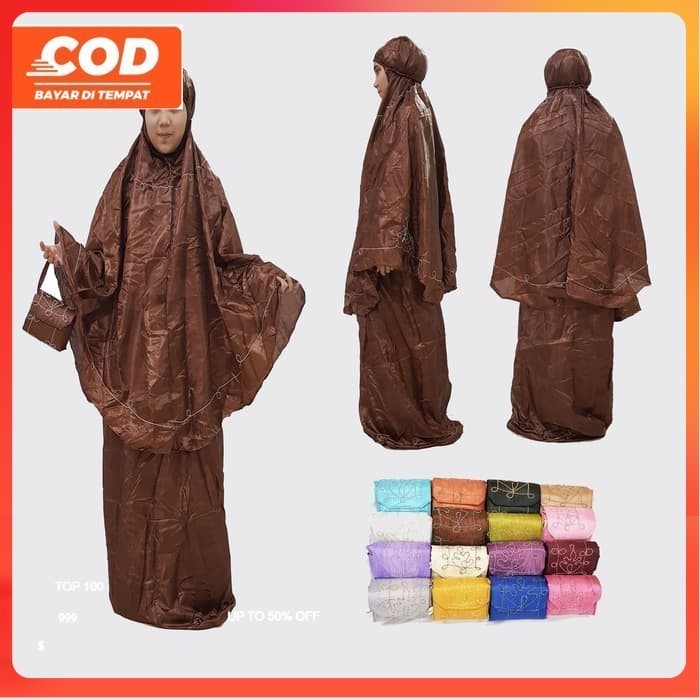 Mukena Parasut Traveling Abutai