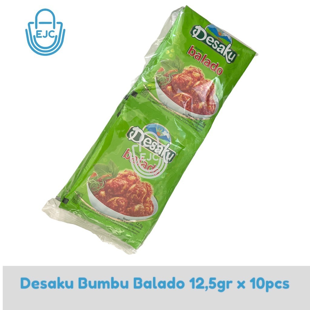 

Desaku Bumbu Balado Bumbu Masak rasa Balado 12,5gr x 10pcs