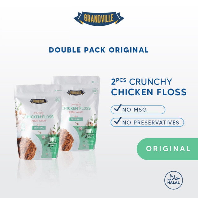 

Grandville Chicken Floss (Abon Ayam) Original 100gr x 2 pcs