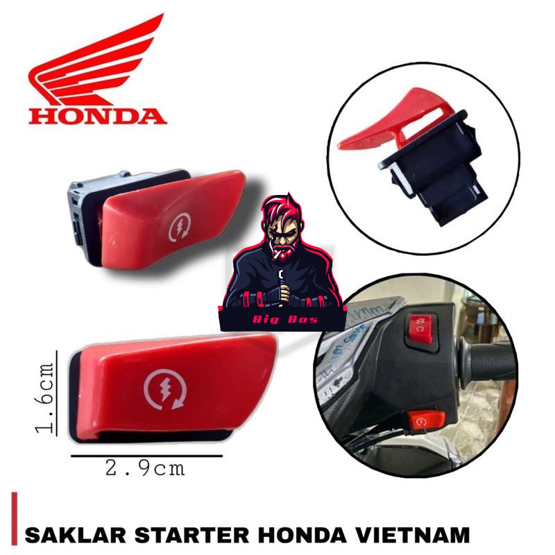 Tombol Saklar Stater Dimmer Stop Engine On Off Vietnam Universal Semua Motor Honda Vario 125 150 Sco