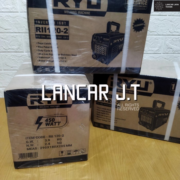 MESIN LAS RYU 450 WATT - RYU TRAVO LAS 450 WATT - RYU LAS RII 120-2