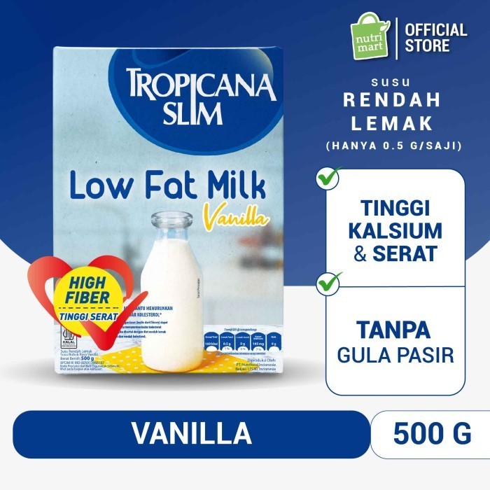 

Tropicana Slim Milk Low Fat Vanilla 500gr
