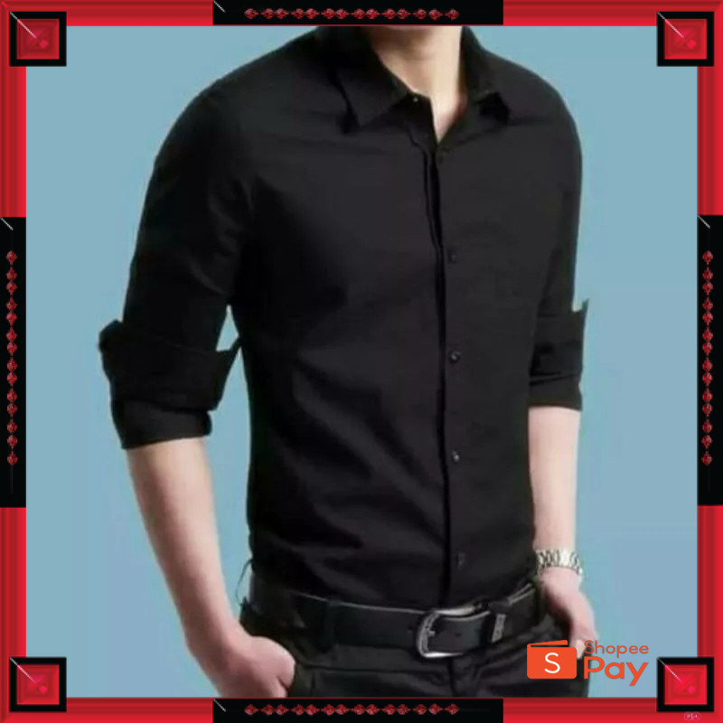 KAIN ADEM LEMBUT HALUS TEBAL / (PROMO COD)Kemeja Pria Lengan Panjang Kemeja Polos Pria Oxford Oxport