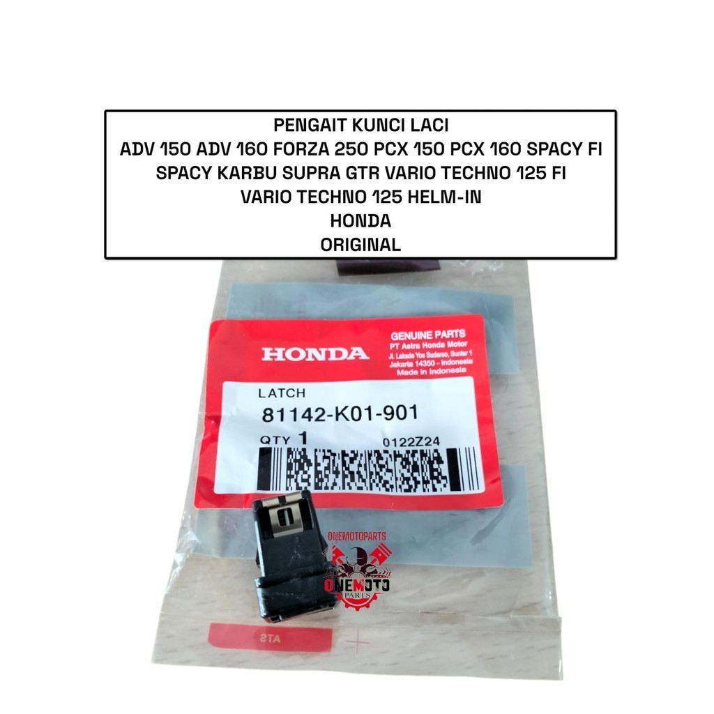 LATCH PENGAIT KUNCI LACI ADV 150 160 FORZA 250 PCX 150 160 SPACY FI SUPRA GTR VARIO ORIGINAL 81142-K