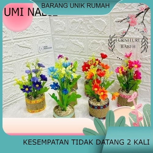 (UMI 150GRAM) BUNGA  POT GONI