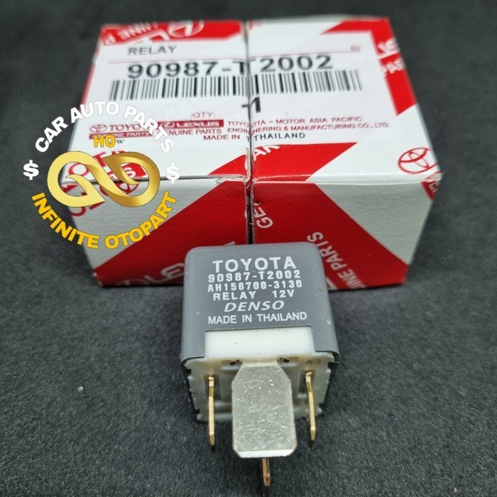 RELLAY LAMPU RELAY KLAKSON TOYOTA 12V KAKI 4 KIJANG INNOVA HT130 HILUX