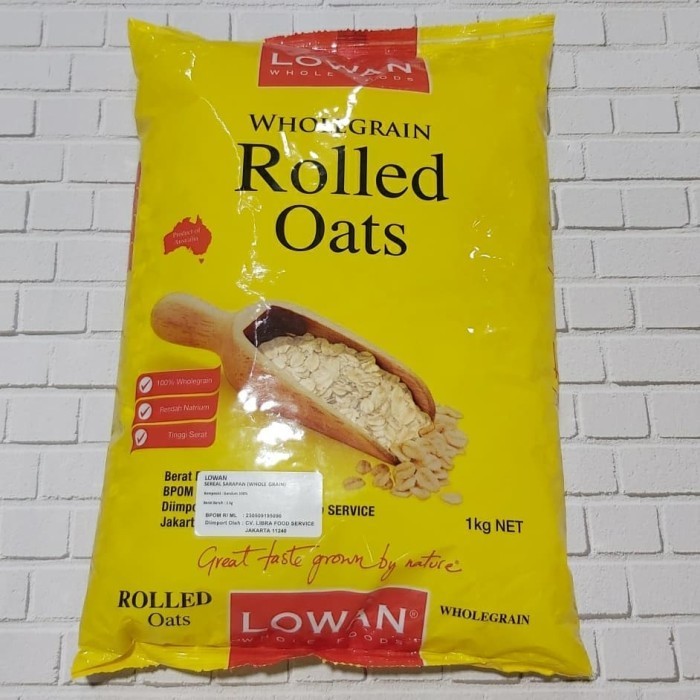 

Terbaru- Lowan rolled oats / quaker / gandum