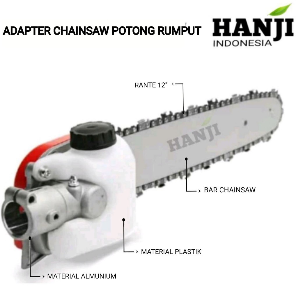 Adapter chainsaw mesin potong rumput