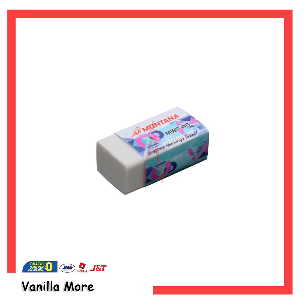 

Penghapus / Stip Montana / Eraser Hitam MB 40 Putih MWP 40 Pensil Penghapus Karet