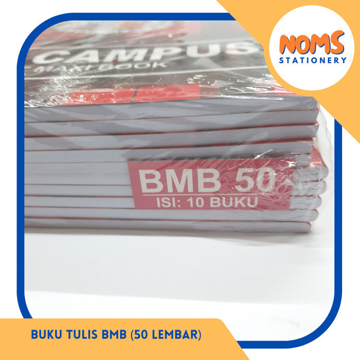 

✨LARIS✨ -Buku Tulis BMB Isi 50 Lembar (1 pack isi 10 buku)