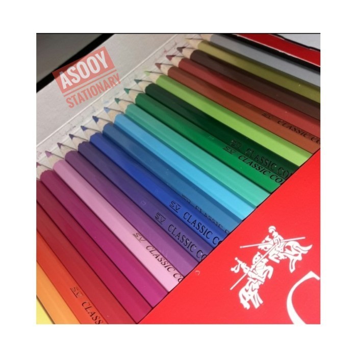 

✨LARIS✨ -Pensil warna Faber Castell 24 warna Classic