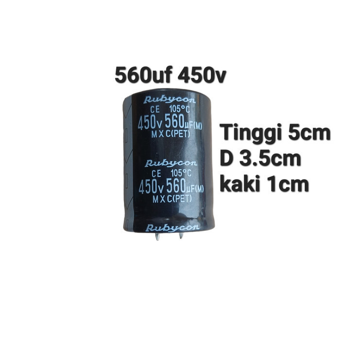 elko elco 470uf 450v 470 uf 400v 450 400 v volt mesin las listrik tv - 560 uf 400v -ASK25