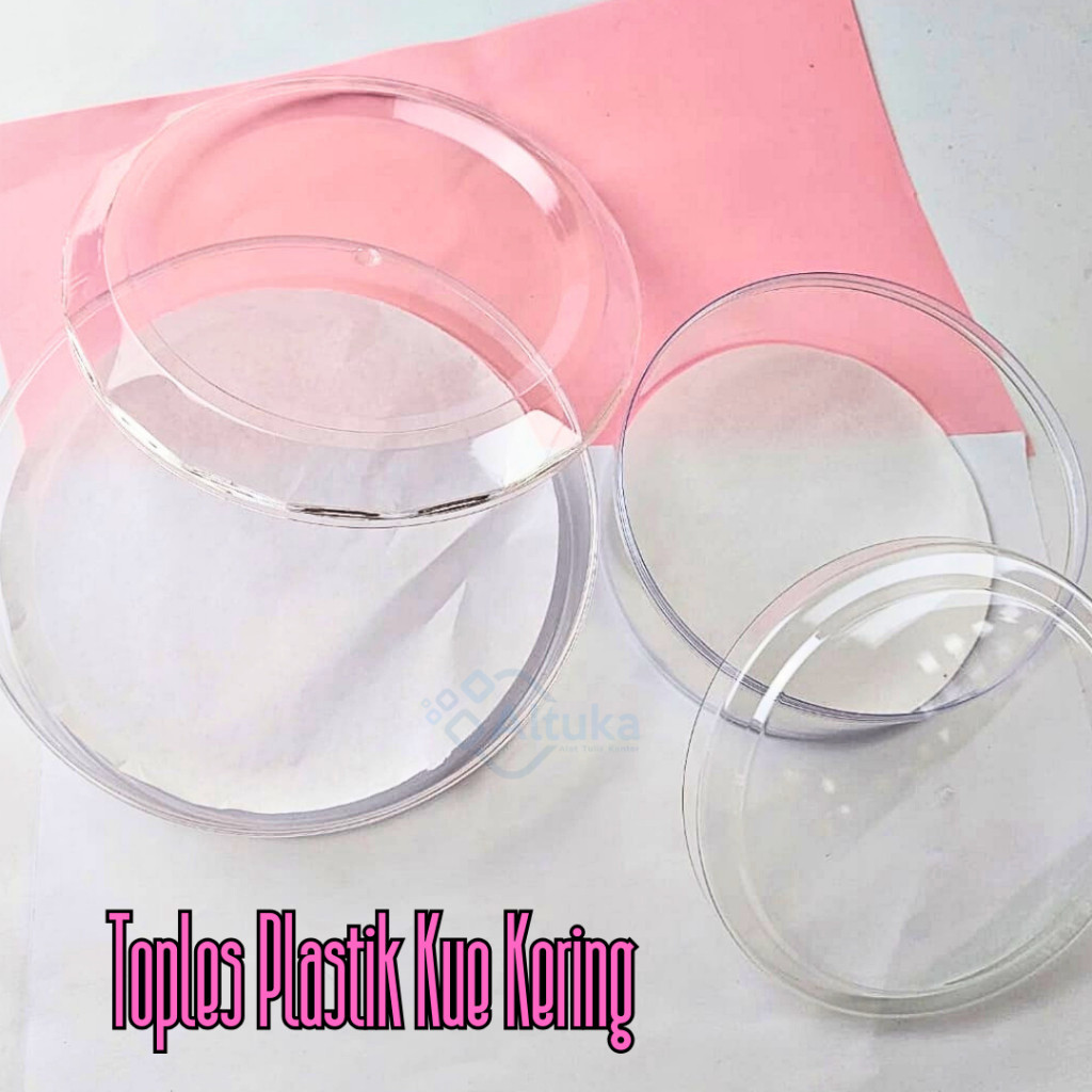 (1 DUS ISI 12 PCS) Toples Bening Kue Kering/ Toples 500 gram Bening