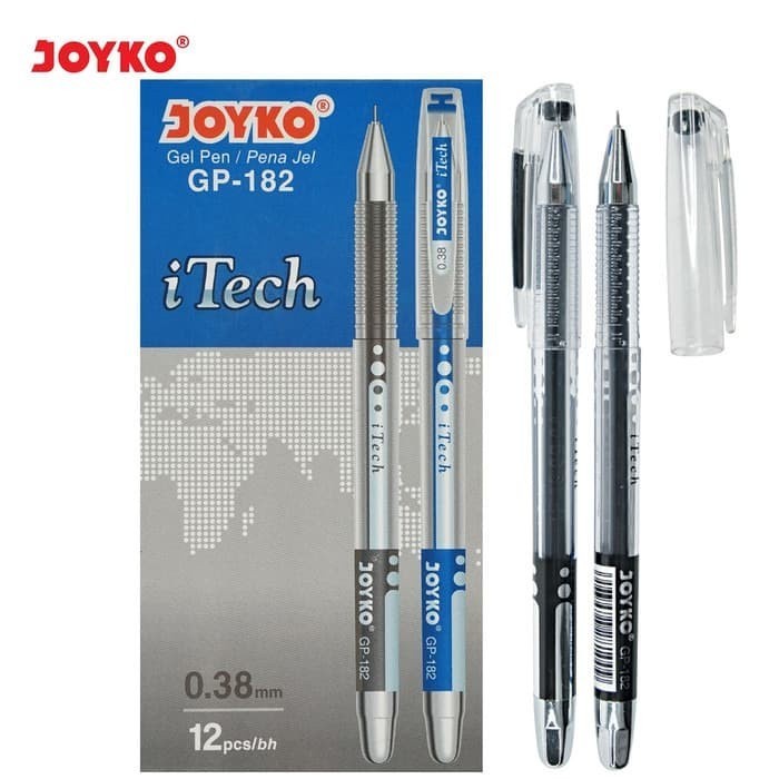 

Joyko Pulpen I-Tech Gel GP-182 (12 Pcs) / Pulpen Gel / Alat Tulis Sekolah / Kantor