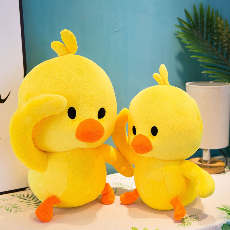 Baru Boneka Bebek Kuning Kecil Bantal Mainan Mewah Boneka Ayam Ragdoll